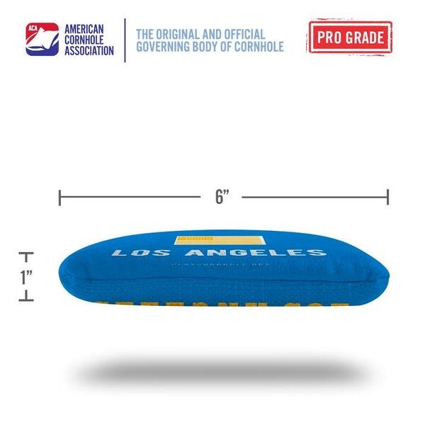 Los Angeles Football Blue Dual Sided Cornhole Bags