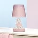 preview thumbnail 4 of 3, Bedtime Originals Tiny Dancer Bunny & Stars Pink Nursery Lamp with Shade & Bulb