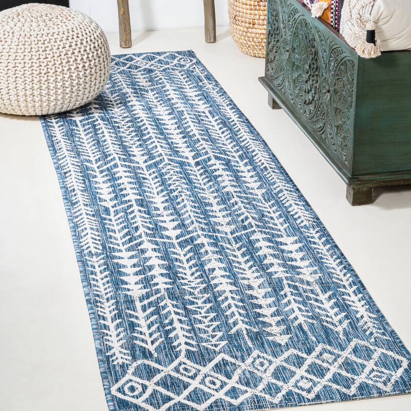 JONATHAN Y Sukie Bohemian Geometric Indoor/Outdoor Area Rug