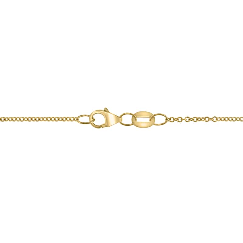EFFY 14K Gold Diamond Multi Sapphire Pendant Necklace