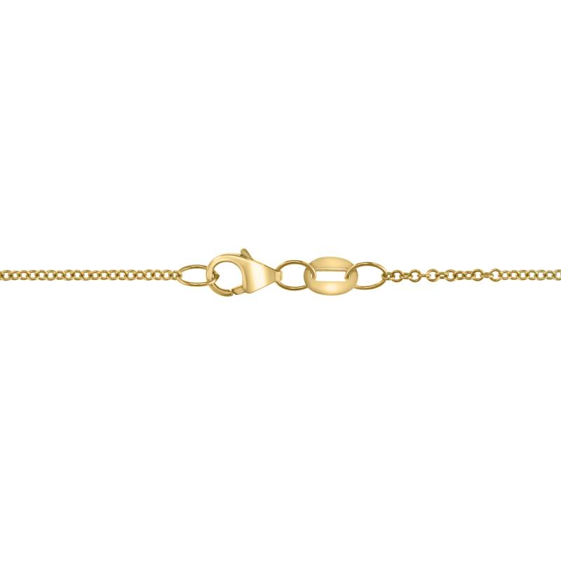 EFFY Gold over Silver Natural Sapphire Circle Pendant Necklace