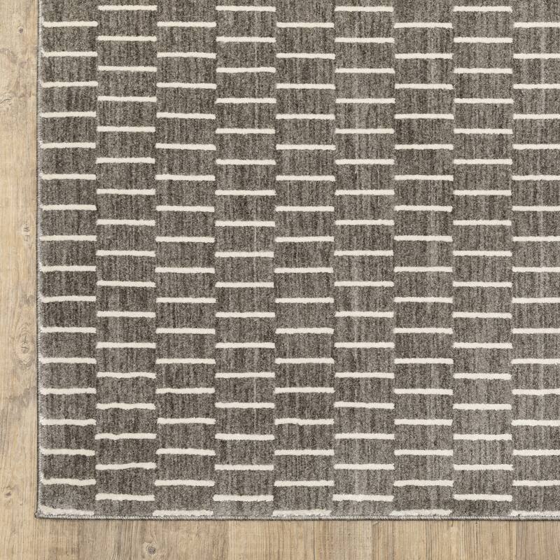 Style Haven Owen Modern Geometric Lines Area Rug