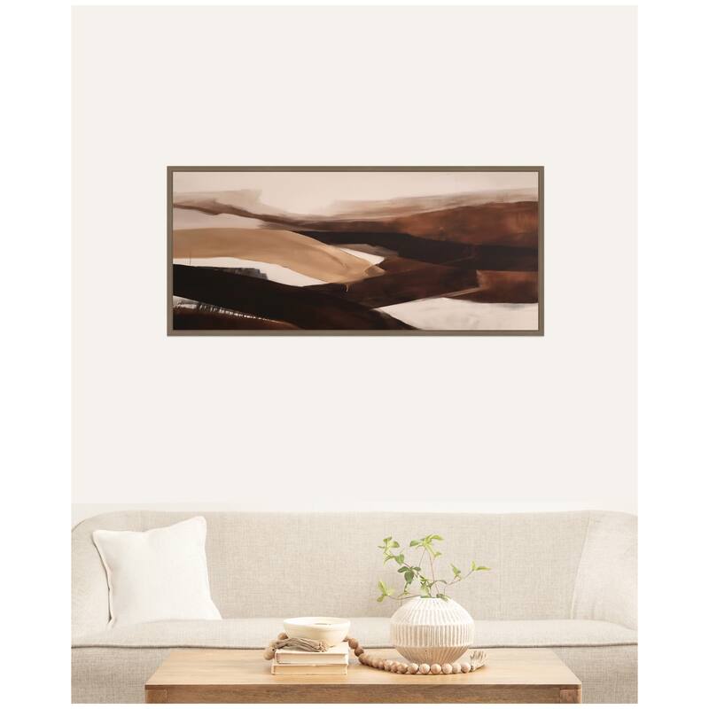 Kate and Laurel Pathway I Panel by Amy Lighthall Framed Canvas Wall Art Print