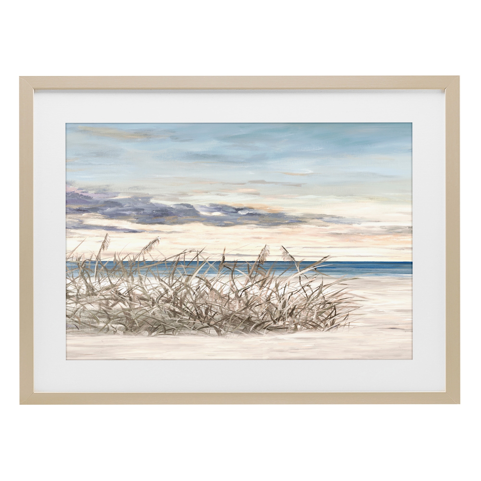 Stupell Windy Beaches Landscape Under Glass Framed Design By Julie DeRice