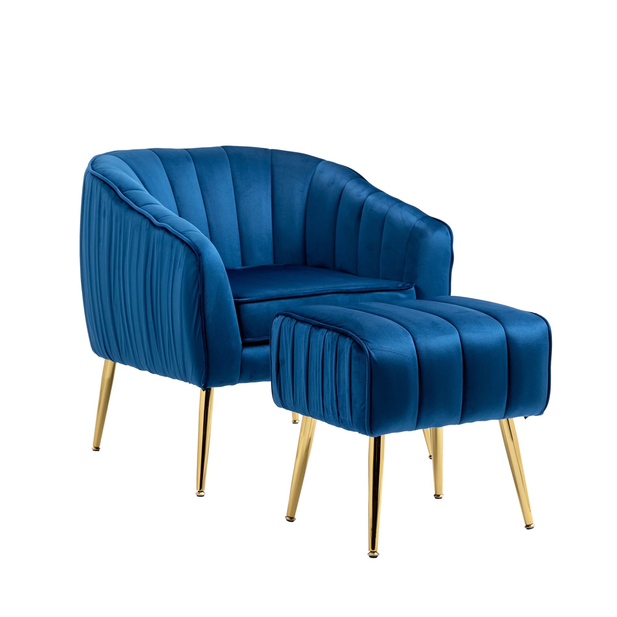 Scallop chair blue store