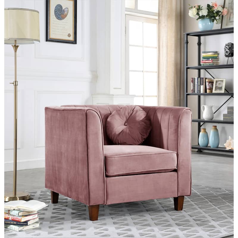 Boton Chesterfield Chair - Pink