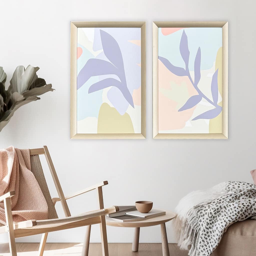 Paragon Pastel Tropics Framed Art - Set of 2