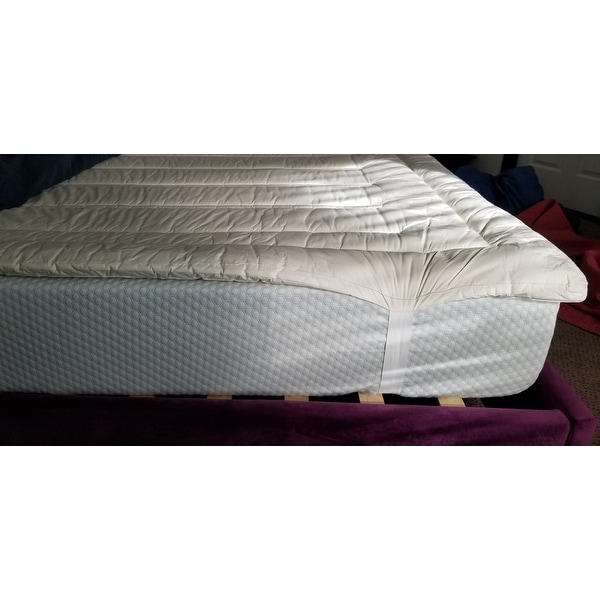 Details about   THICK MERINO WOOL PERUGIANO NATURAL Mattress Topper Bed Cover SIZES KING DOUBLE 