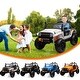 preview thumbnail 50 of 48, 24V Kids 2 Seater Ride On Truck Car Electric Vehicles w/Remote Control