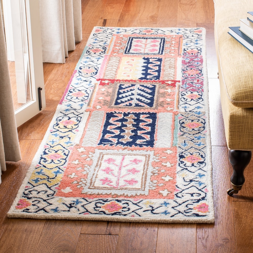 SAFAVIEH Handmade Bellagio Suruchi Modern & Contemporary Oriental Wool