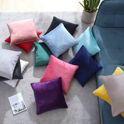 Porch & Den Denton Soft Velvet Throw Pillow