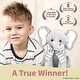 preview thumbnail 4 of 4, Bearington Baby Lil' Spout Lullaby Animated Musical Plush Stuffed Animal Gray Elephant 13"
