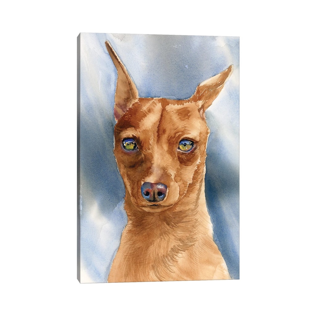 iCanvas "King Of The Toys - Miniature Pinscher Dog" by Judith Stein Canvas Print