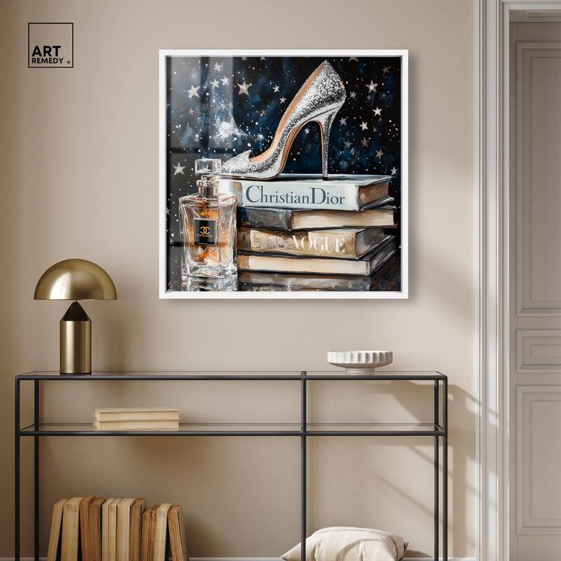 Sparkling Stars Heel Shadowbox by Art Remedy