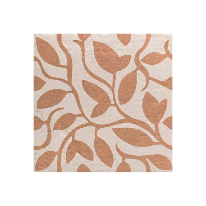 Verity Vine 8x8 Matte Porcelain Encaustic Tile - Floor, Wall, Backsplash