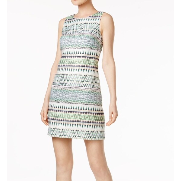 vince camuto jacquard sheath dress