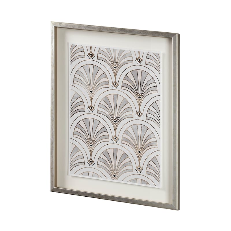 Deco Patterning II Framed Art Print