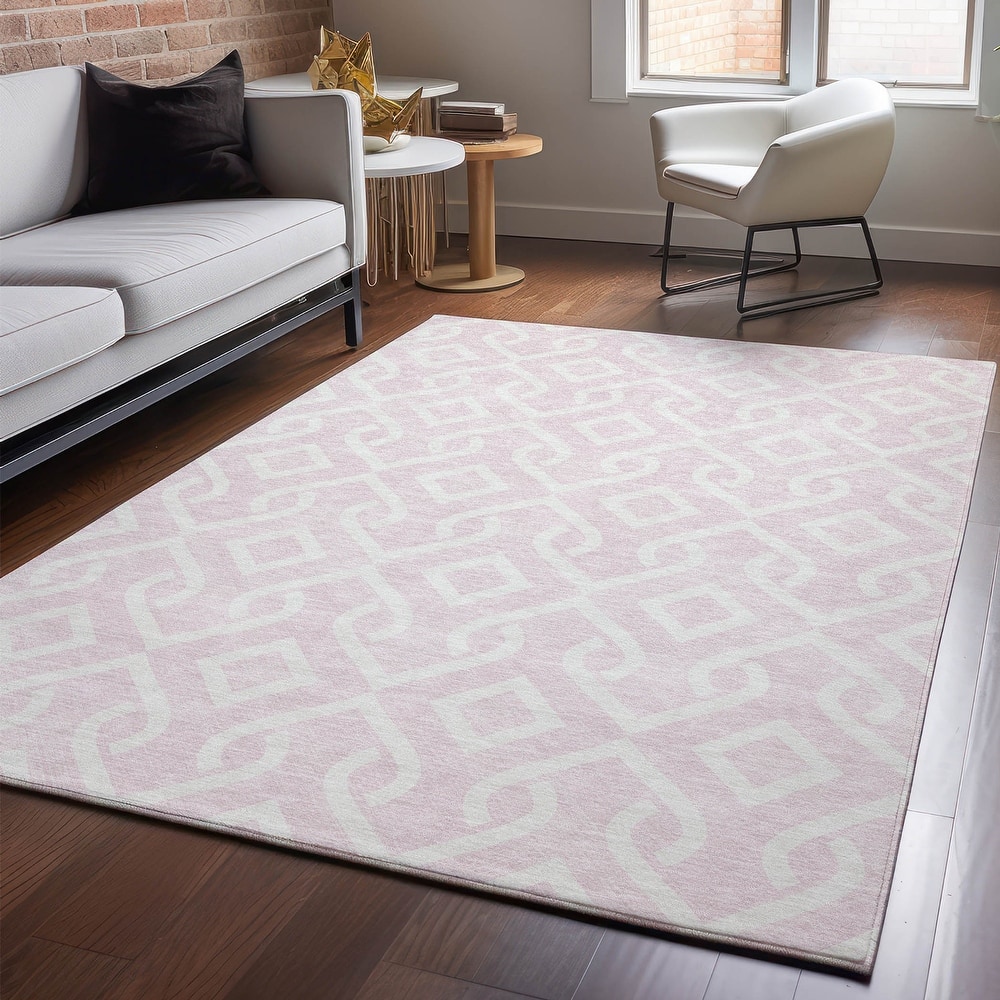 Premium Washable Super Soft Modern Medallions Mayfield Rug