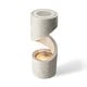preview thumbnail 32 of 53, Glitzhome Modern Minimalist Spiral LED Polyresin Outdoor Fountain with Small Planter