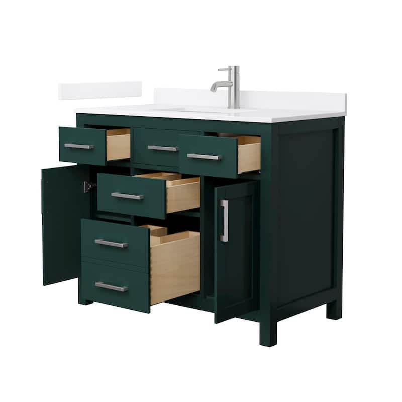 Wyndham Collection WCG2424-42S-QTZ-UNSMXX Beckett 42" Free Standing