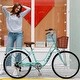 preview thumbnail 2 of 9, Womens Beach Cruiser Bike-26 Inch Unisex Classic Bicycle with Basket Retro Bicycle - L68.9xH41.3