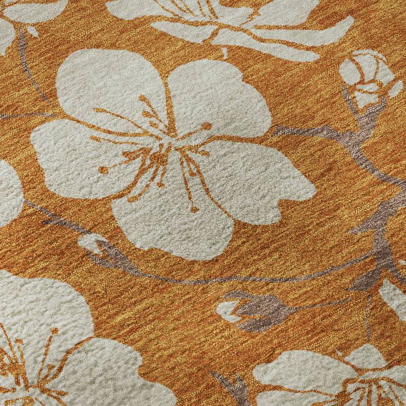 Premium Washable Super Soft Modern Floral Mayfield Rug