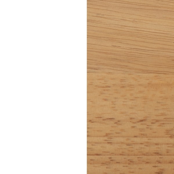 slide 2 of 19, South Shore Bebble Loft Bed with Desk Pure White and Exotic Light Wood