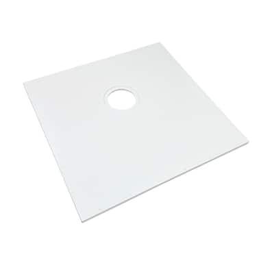Transolid Ready to Tile Wet Floor Shower Base in White