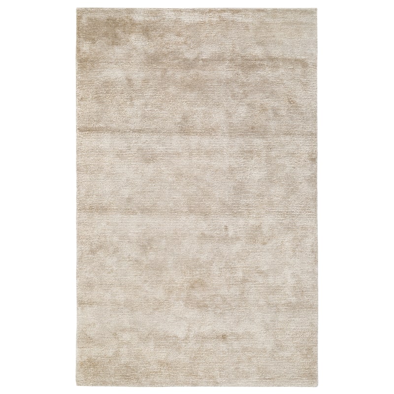 Terra by Obeetee Hue Solid Rug - Bisque - 2' x 3'
