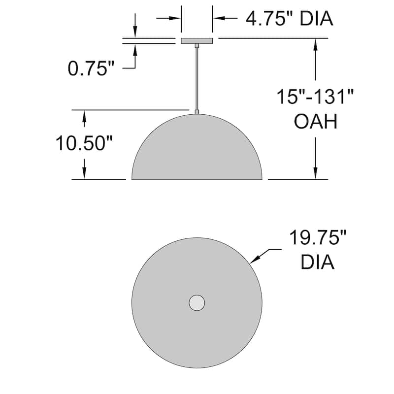 Access Lighting Huck 1 Light Pendant