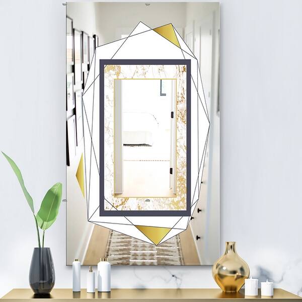 Designart Capital Gold Essential 14 Glam Mirror Accent Or Vanity Mirror On Sale Overstock 28003956