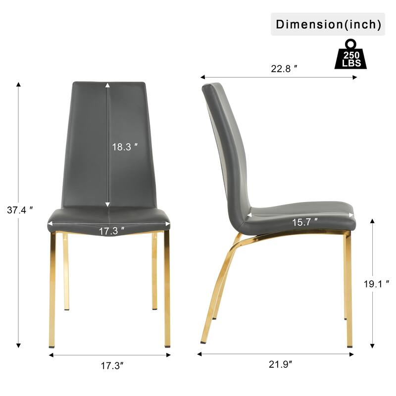 Modern Dining Chair Living Room Chair Upholstered Chair (Set Of 4)