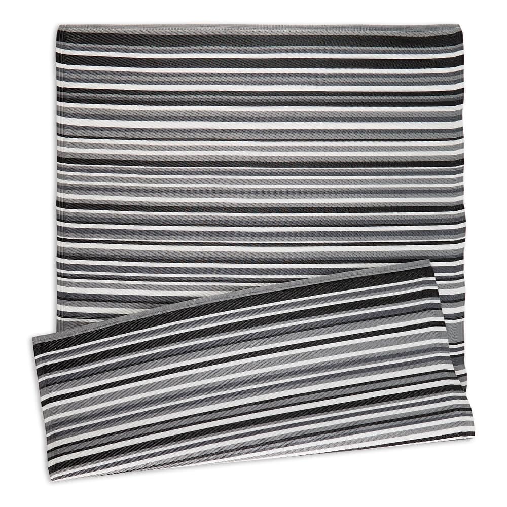 DII Multi-Striped Outdoor Rug