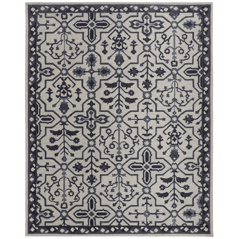 Grand Bazaar Faris Hand Tufted Oriental Traditional Area Rug
