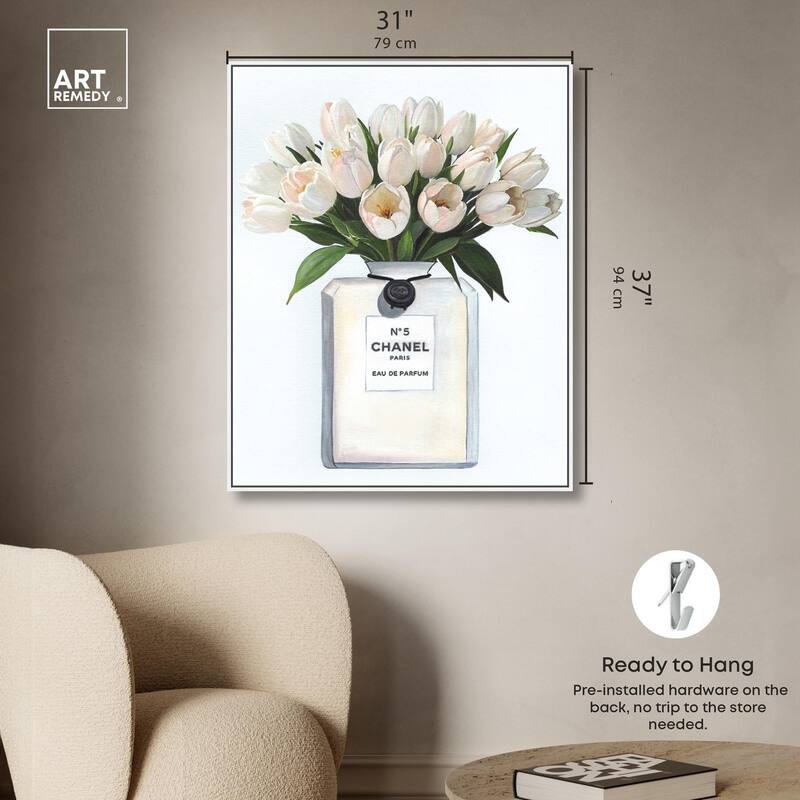 Doll Memories - Floral Happiness Canvas by Art Remedy