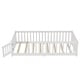 preview thumbnail 32 of 159, Wood Floor Bed with Safety Guardrails and Door