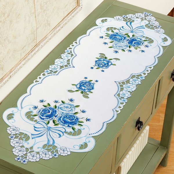 Victorian Rose Vintage Dresser Runner Scarf - MEDIUM - Bed Bath & Beyond - 36728812 Victorian Rose Vintage Dresser Runner Scarf - MEDIUM - Bed Bath & Beyond - 36728812