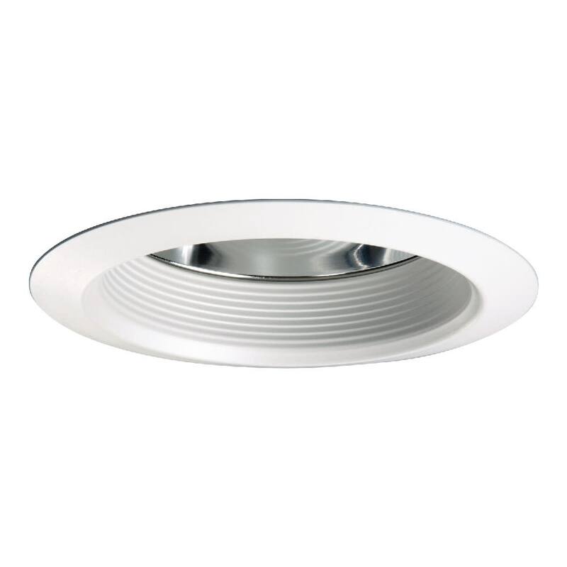 Halo Series 6" Baffle Recessed Trim - White