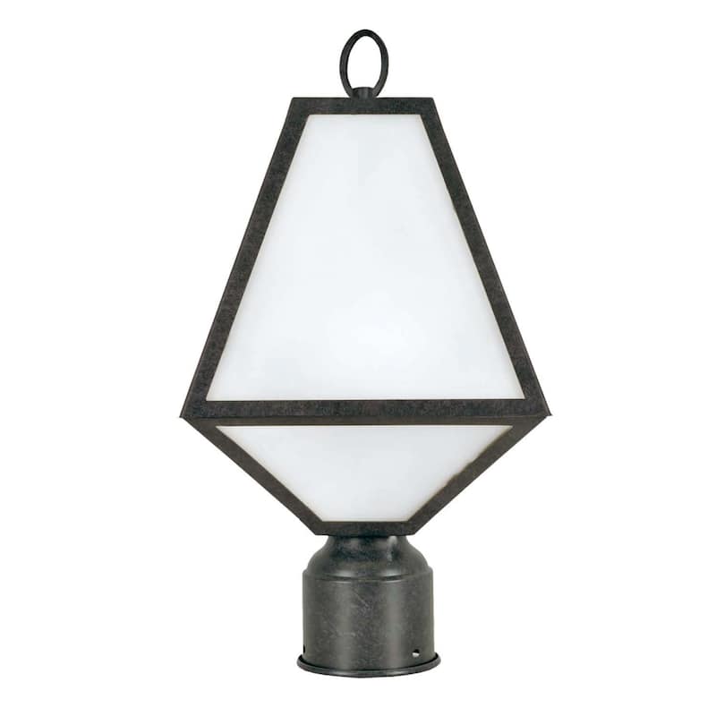 Brian Patrick Flynn for Crystorama Glacier Outdoor 1 Light Post - 8'' W x 15.5'' H - 8'' W x 15.5'' H