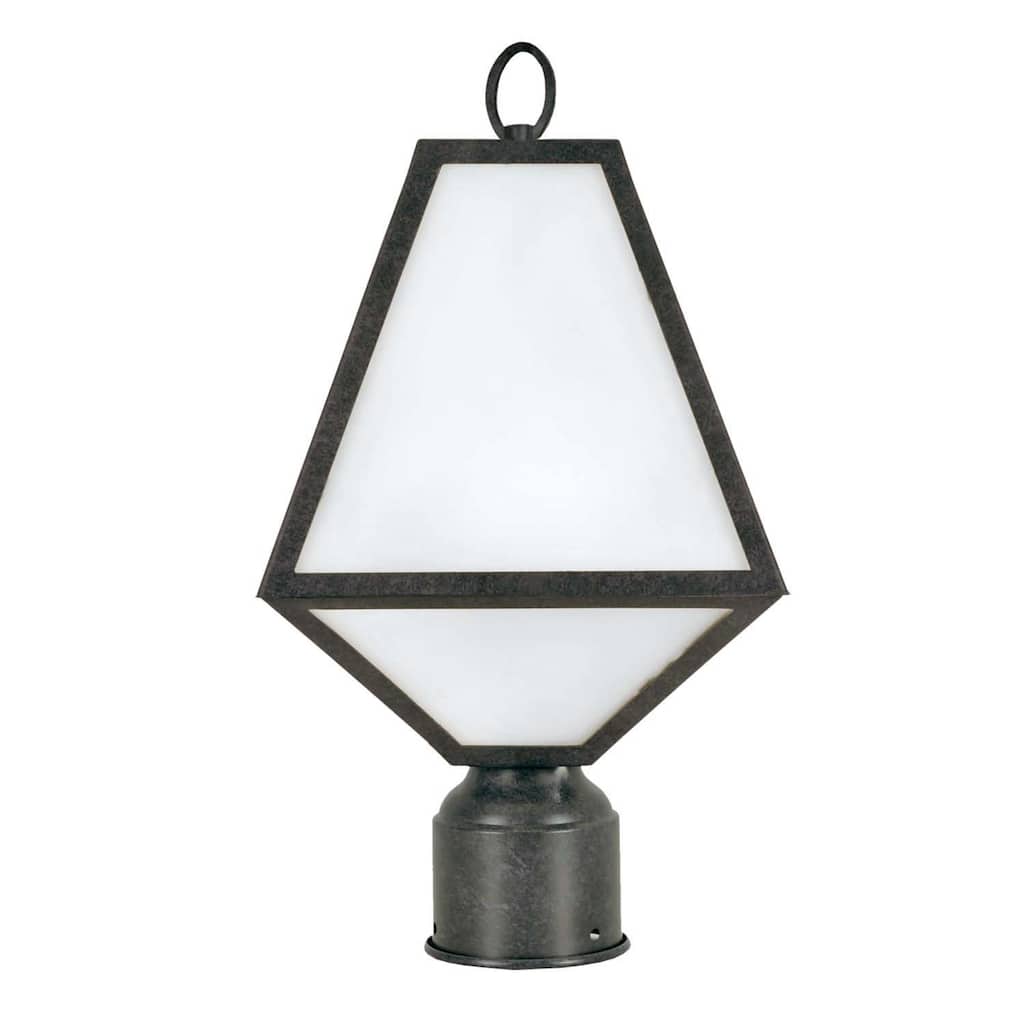 Brian Patrick Flynn for Crystorama Glacier Outdoor 1 Light Post - 8'' W x 15.5'' H
