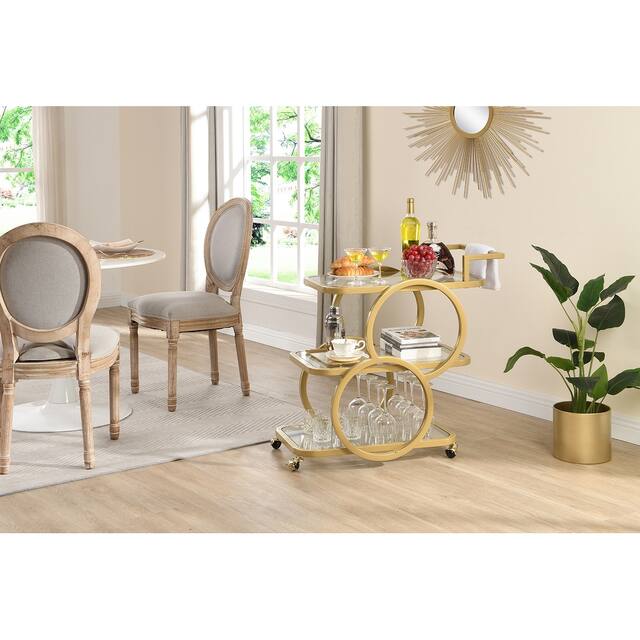 Metal Bar Cart Chrome Bar Carts for the Home