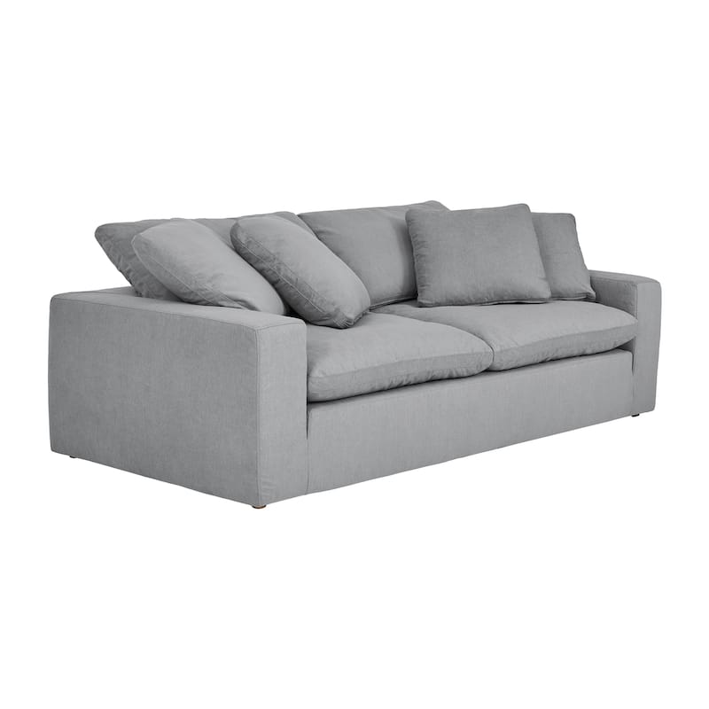 Liberty 96.5" Upholstered Cloud Sofa Couch with Slipcover