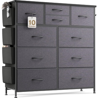 10 Drawer Dresser Closet Storage Tower Organizer Unit for Bedroom