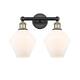 Option Cased Matte White / Black Antique Brass