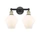 Option Cased Matte White / Black Antique Brass
