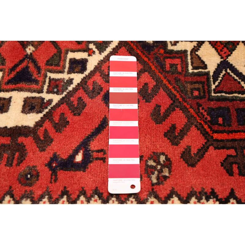 ECARPETGALLERY Hand-knotted Andelz Light Red Wool Rug - 3'3 x 4'8