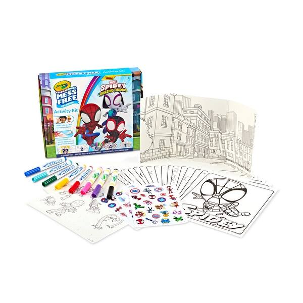 slide 2 of 5, Crayola Color Wonder Mess Free Activity Kit, Spidey & Friends