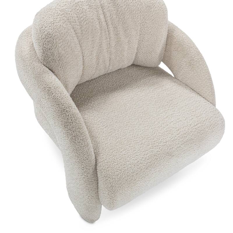 Classic Home Salino Upholstered Fabric Lounge Accent Chair