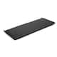 Sunbrella Solid Fabric 1-Piece Indoor/Outdoor Bench Cushion, 48"W x 18"L - Canvas Black
