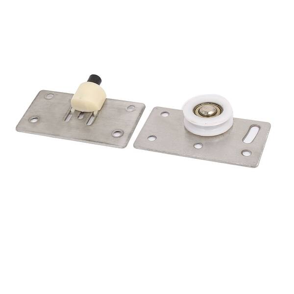 Shop 33mm Dia Wheel Stainless Steel Plate Sliding Door Roller Set